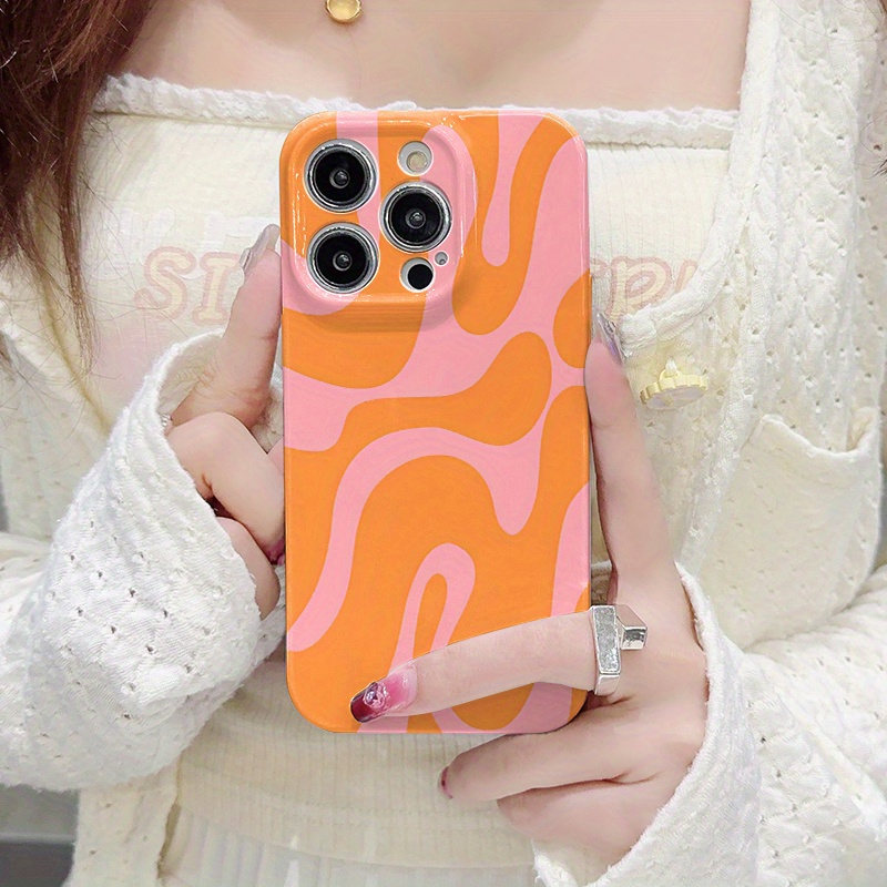 TEMU All-inclusive Shockproof Phone Case For Iphone 17/16/15/14/13/12/11/7/8/plus/ Pro/ / Mini/ X/ Xs/ Se2/ Se3 Hard Shell Unisex Gift Phone, Heat