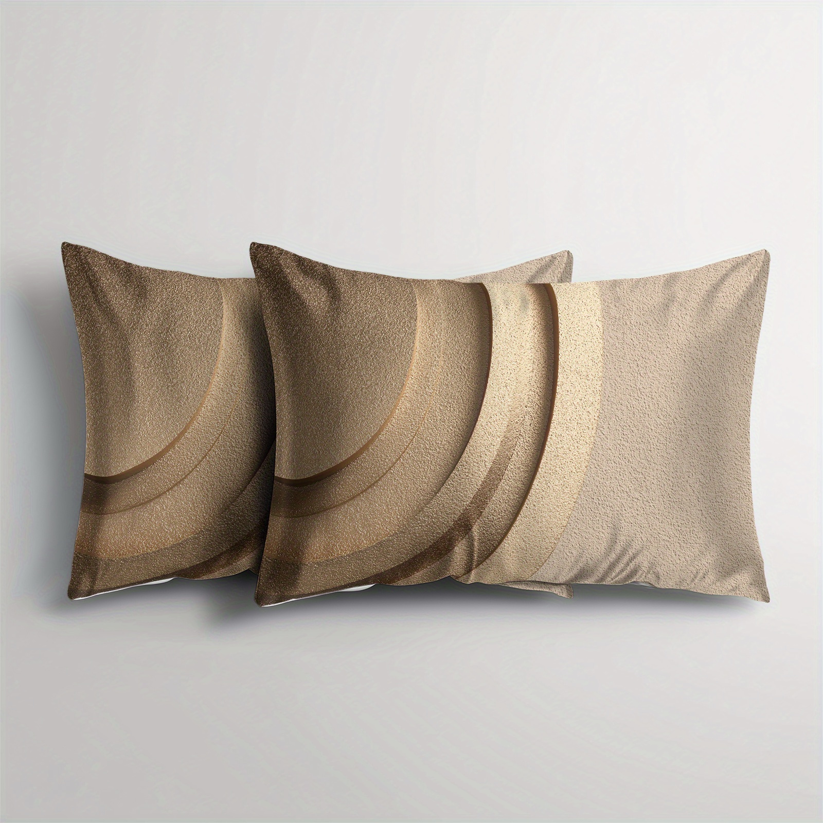 TEMU 2pcs Pillowcases, 2d Flat Digital Printed Pillowcases With Elegant Artistic Patterns, Bedding, Body Pillowcases, Bed Pillowcases, Pillowcases.