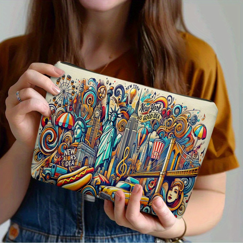 cosmetic bag 1pc   elements suitable for travel and daily use multifunctional storage bag for stationery medicine and additions     for gifts