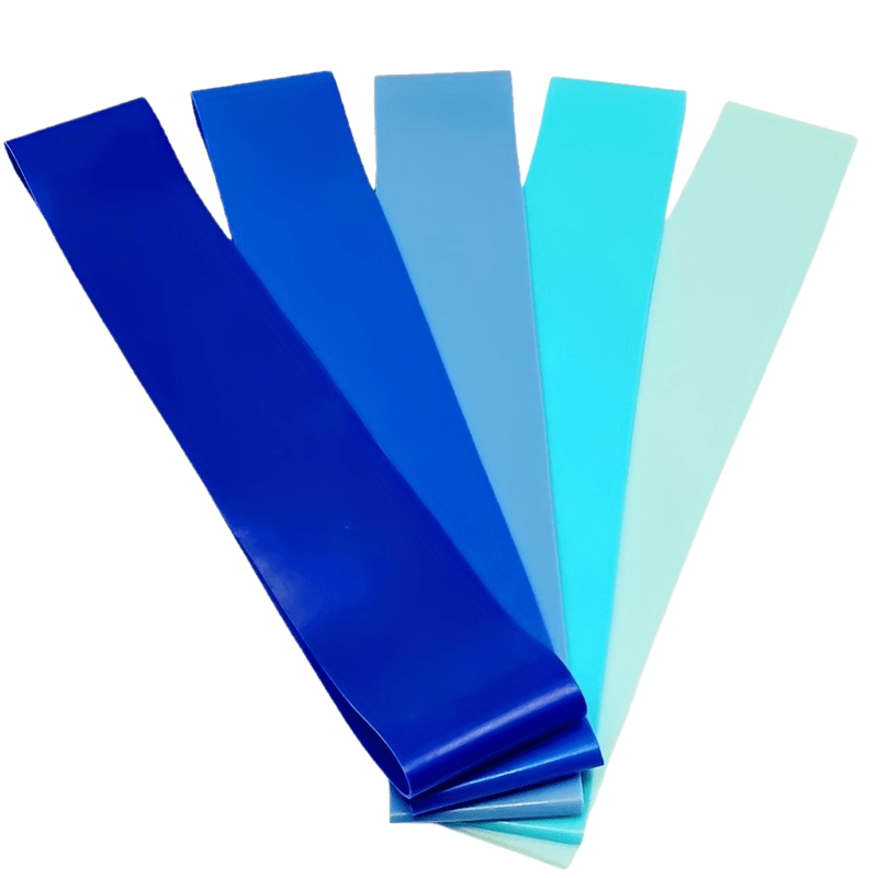 E-shop 5-teiliges Widerstandsband-Set mit 5-40 lbs Spannung für Krafttraining von Oberschenkeln, Waden, Hüften, Armen mehr