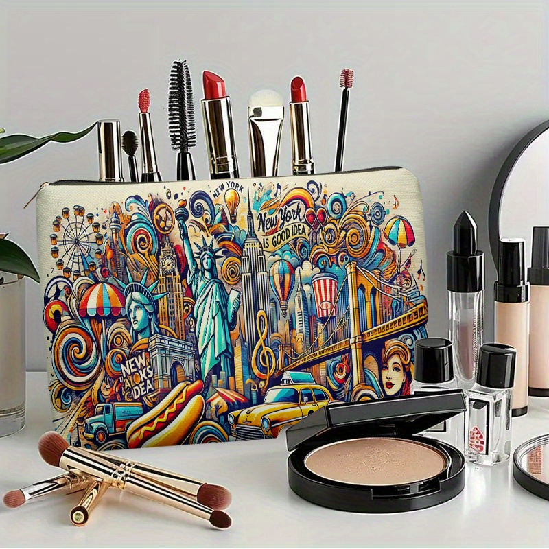 cosmetic bag 1pc   elements suitable for travel and daily use multifunctional storage bag for stationery medicine and additions     for gifts