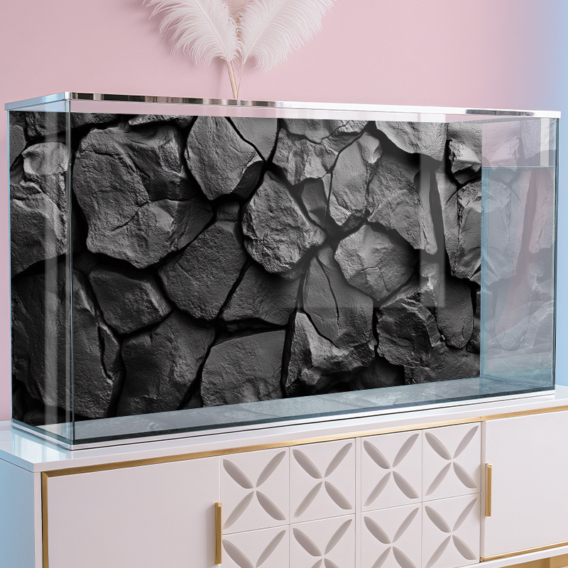 Hemobllo 3D Kork Terrarium Hintergrund – 45x28x3,5 Cm, Aus PU-Material | Für Aquarium, Reptilien & Schildkröten