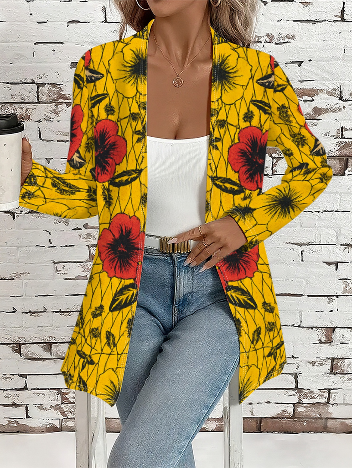 blooming vintage flowers jacket - United Arab