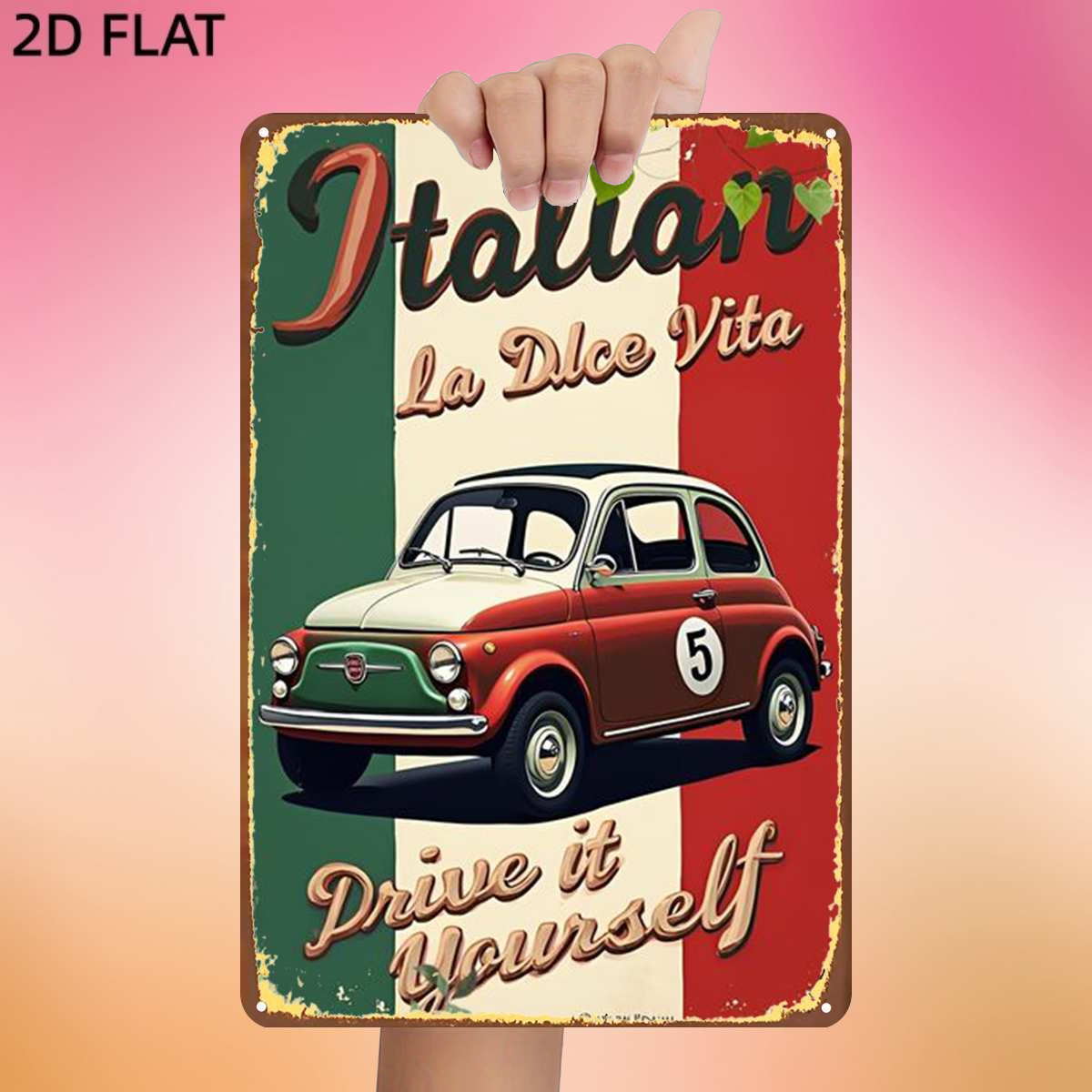 TEMU 2d Flat, 1pc Pack, Vintage-style "experience Life: Embrace The Charm" Wooden Sign, Wall Decor For Kitchen And Office, Bathroom Decor, 2d Flat