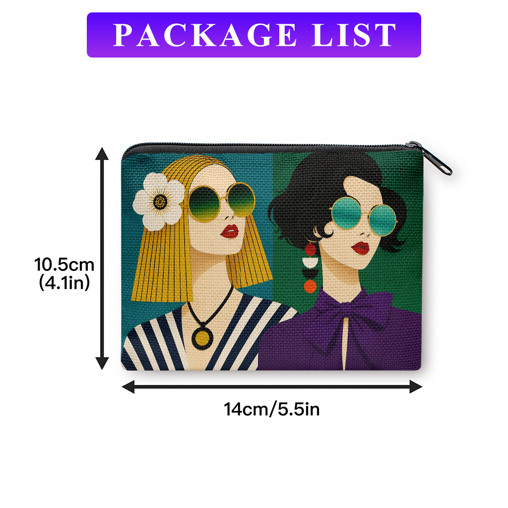 TEMU de Mujer Retro de Moda - Material , Almacenamiento de Monedas Compacto y Portátil Adecuado para Llaves, Un Organizador Práctico para Monedas,
