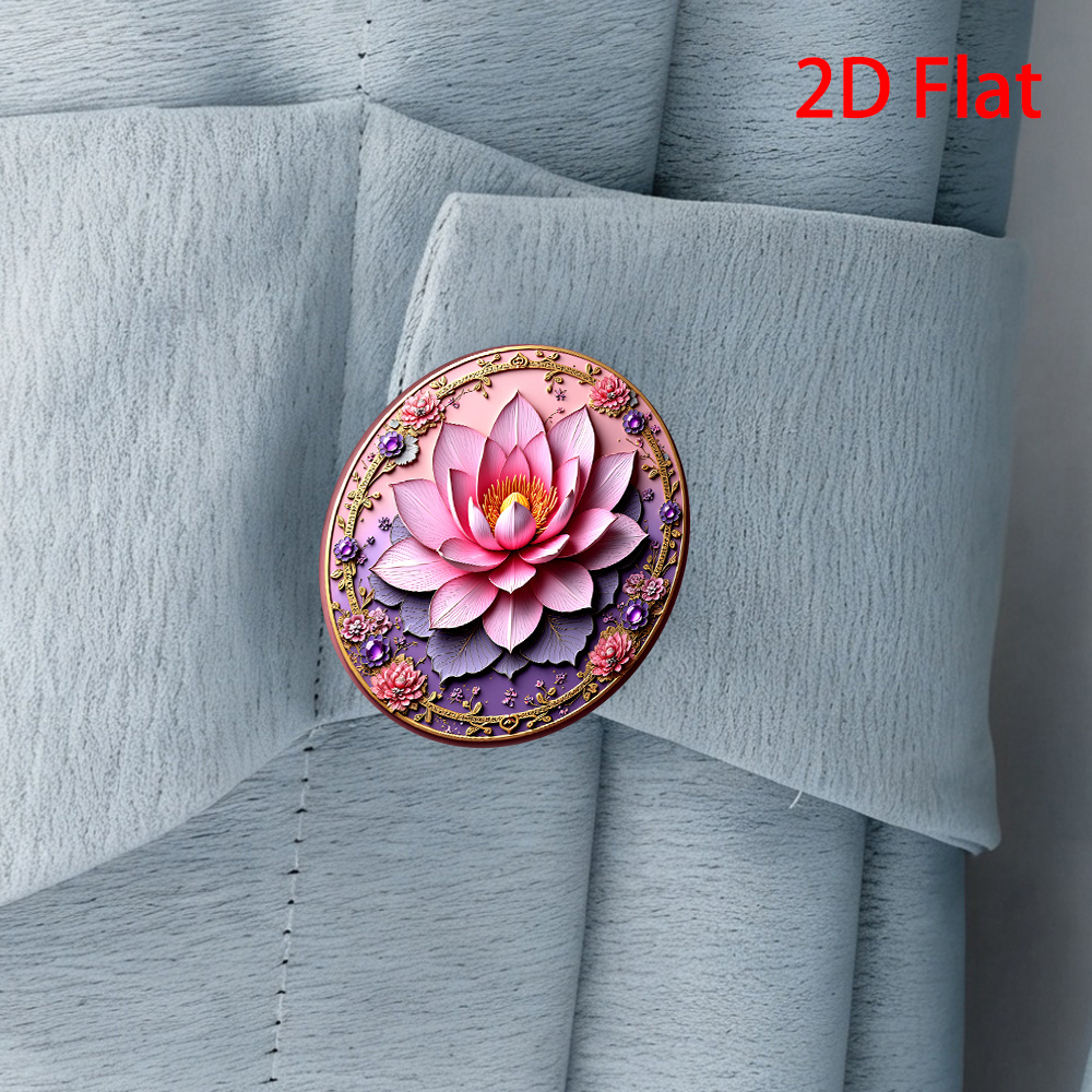 Traditional Chinese Style Lotus Theme Brooch