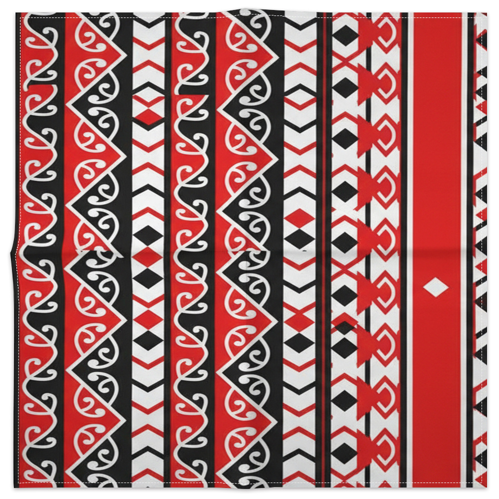 TEMU Unisex Bandana Featuring A Maori Design Hip Hop Street Style This Stylish Outdoor Scarf Serves As A Fashionable Accessory For Parties And Is