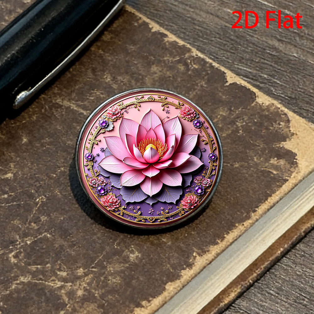 Traditional Chinese Style Lotus Theme Brooch
