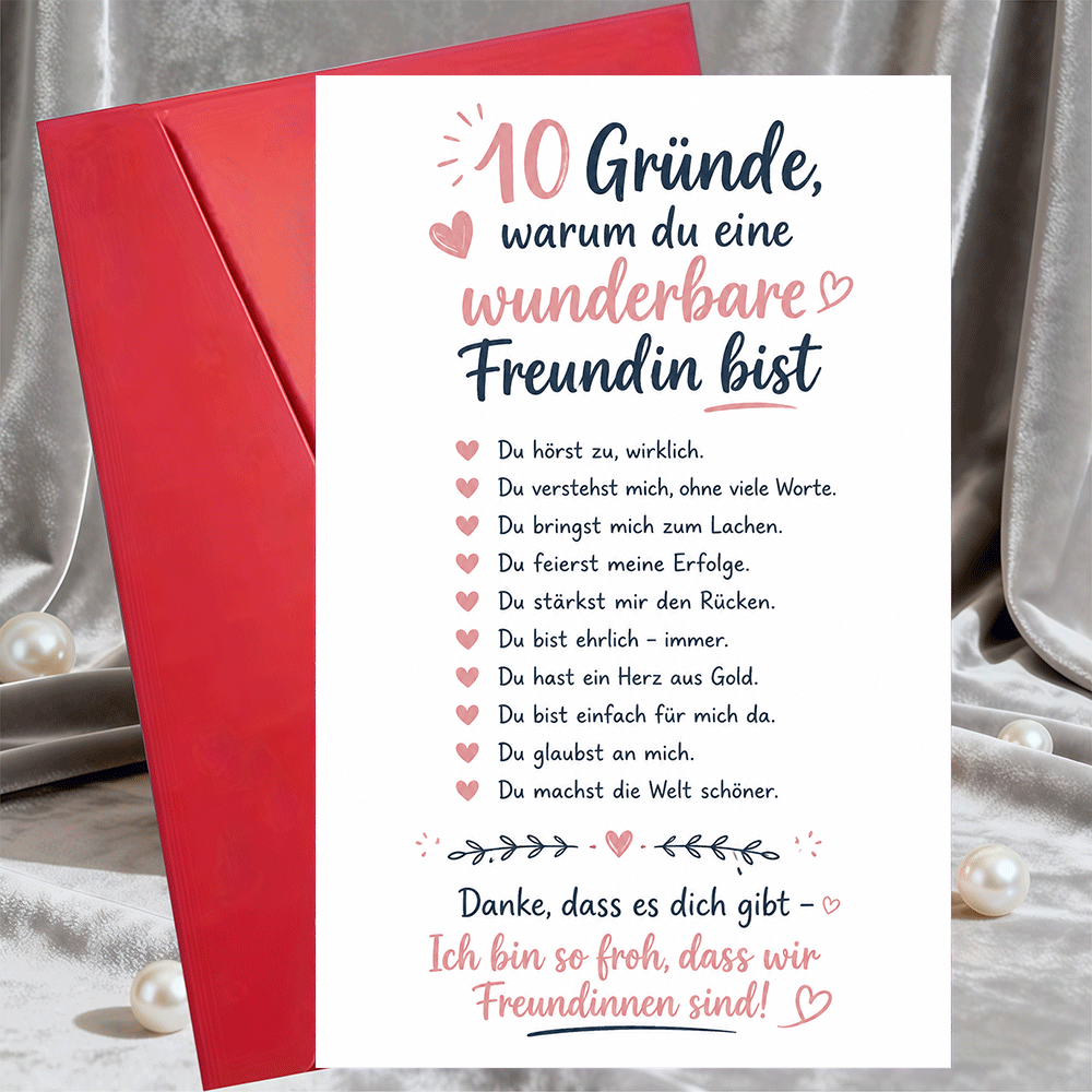TEMU 1 Greeting Card And 1 Envelope For Best Friend Greeting Card You Are Wonderful Appreciation Gift For Birthday Anniversary Or Friendship Day Flat