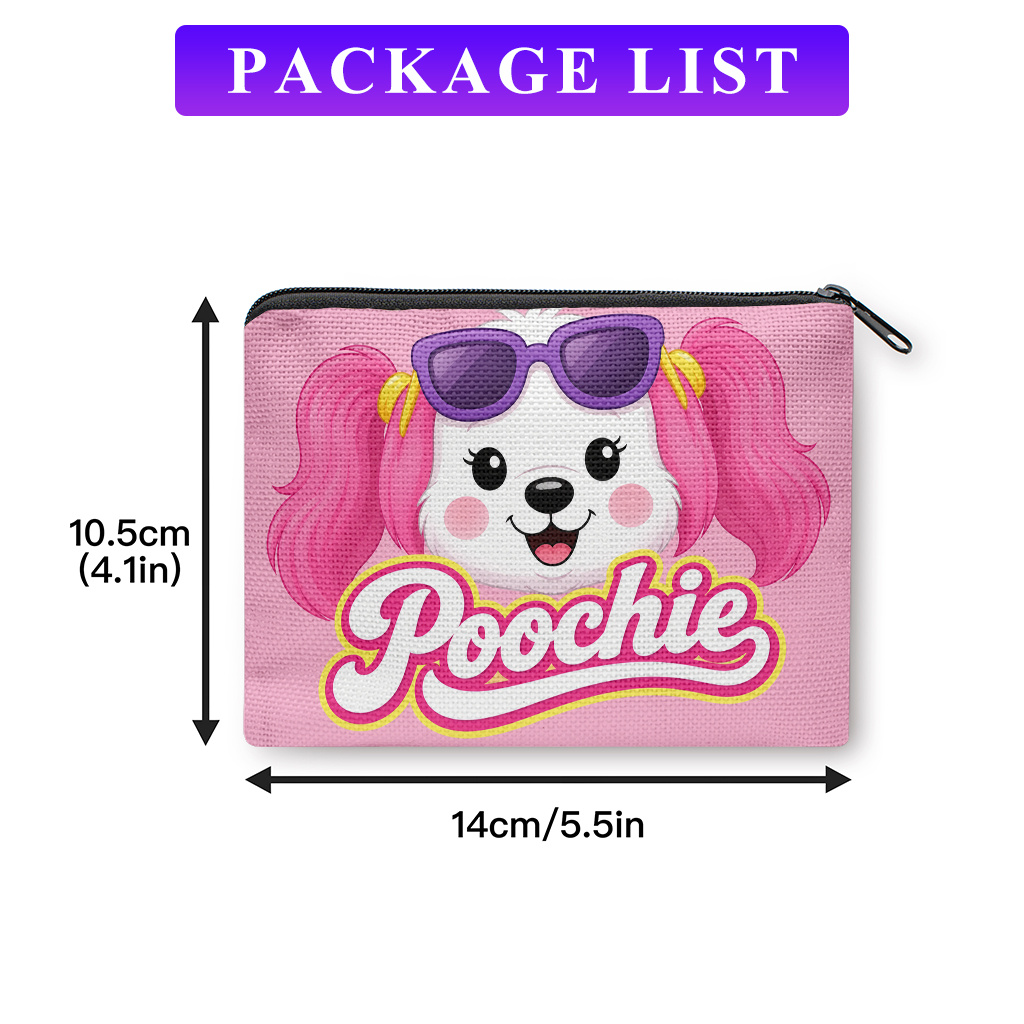 TEMU Coin Purse, Pink Cartoon Animal Design -material Double, Compact Portable Coin Storage Suitable For Keys, A Practical Organizer For , Perfect