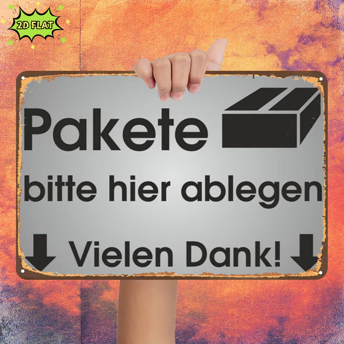 2d Flat, 1pc 2d Flat, Please Package Here - Thank !, Wall Art/room/restaurant/bar/door/garage Decoration