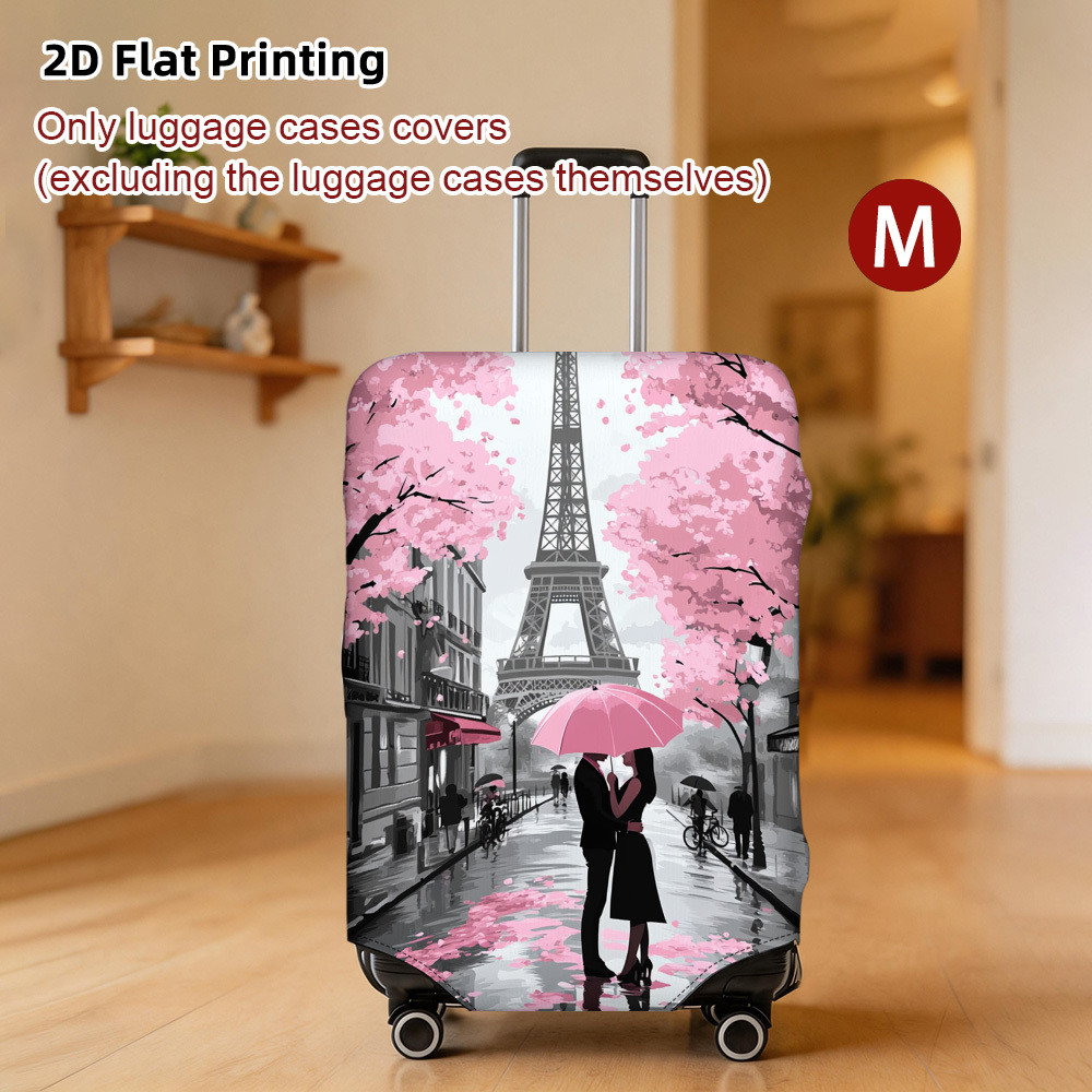 TEMU 1pc Pattern Luggage Cover, Luggage Covers For Luggage Body Decoration, Trendy Printed Luggage Cover, Adult Universal Luggage Cover, Flexible