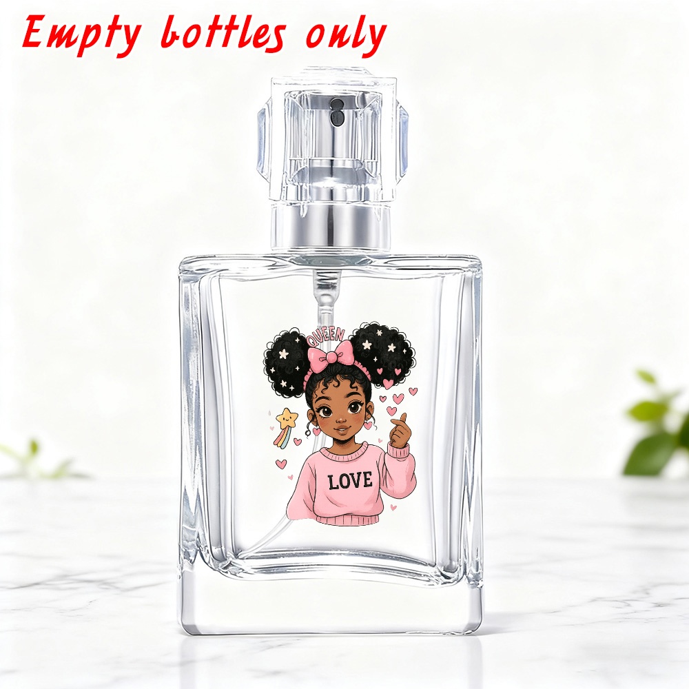 TEMU Mini flacons de parfum pour petites filles - Idéal pour les voyages - Cadeaux de taille idéale ! Petits flacons de spray en verre rechargeables