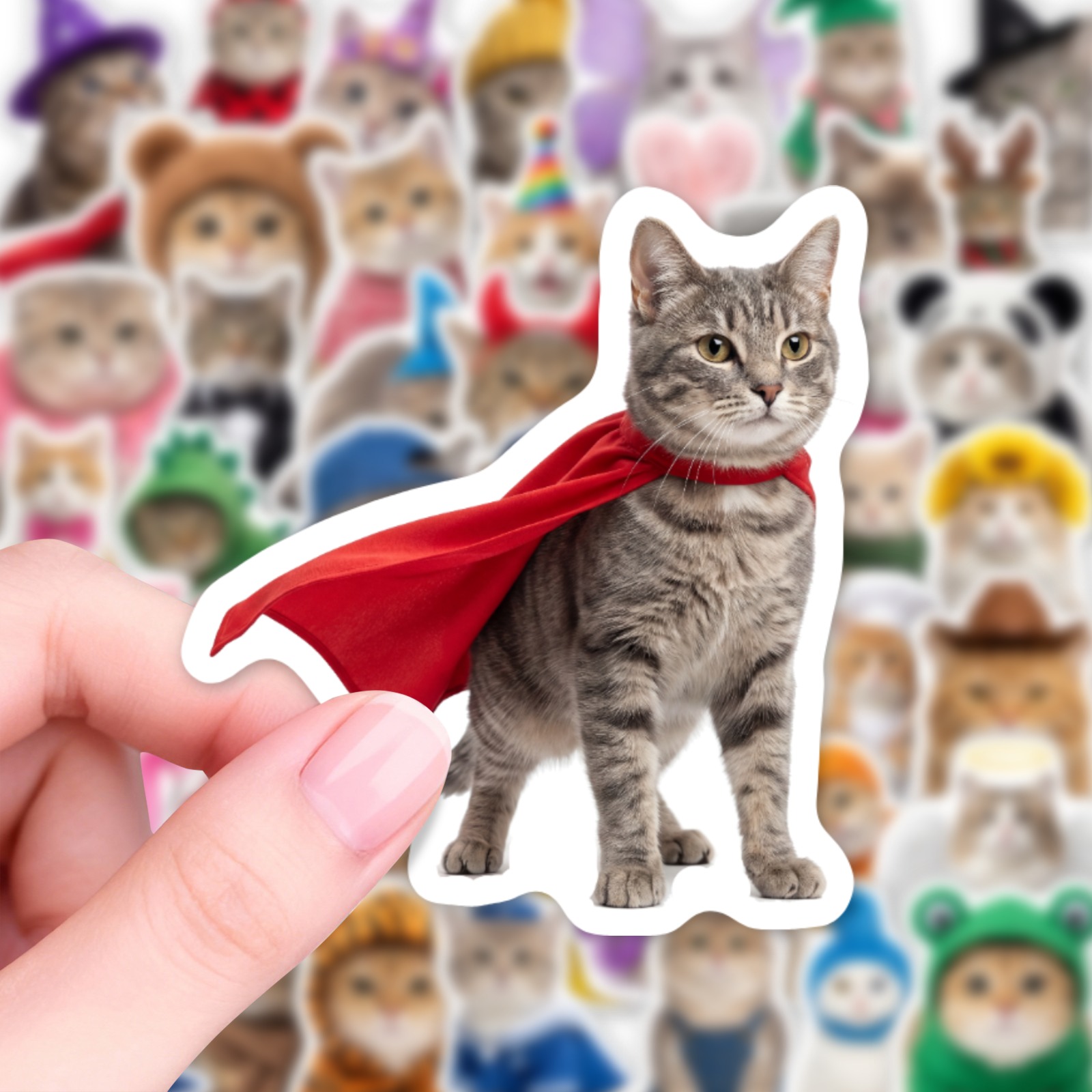 cat stickers sold on Temu United States