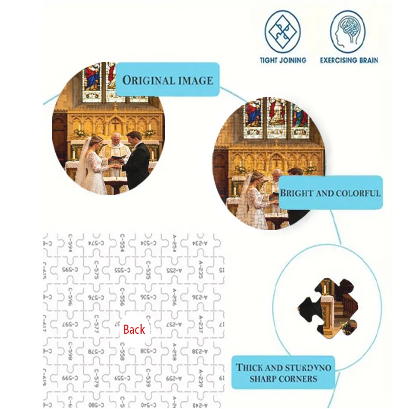 Personalized Photo Puzzle Customization with Gift Box Packaging