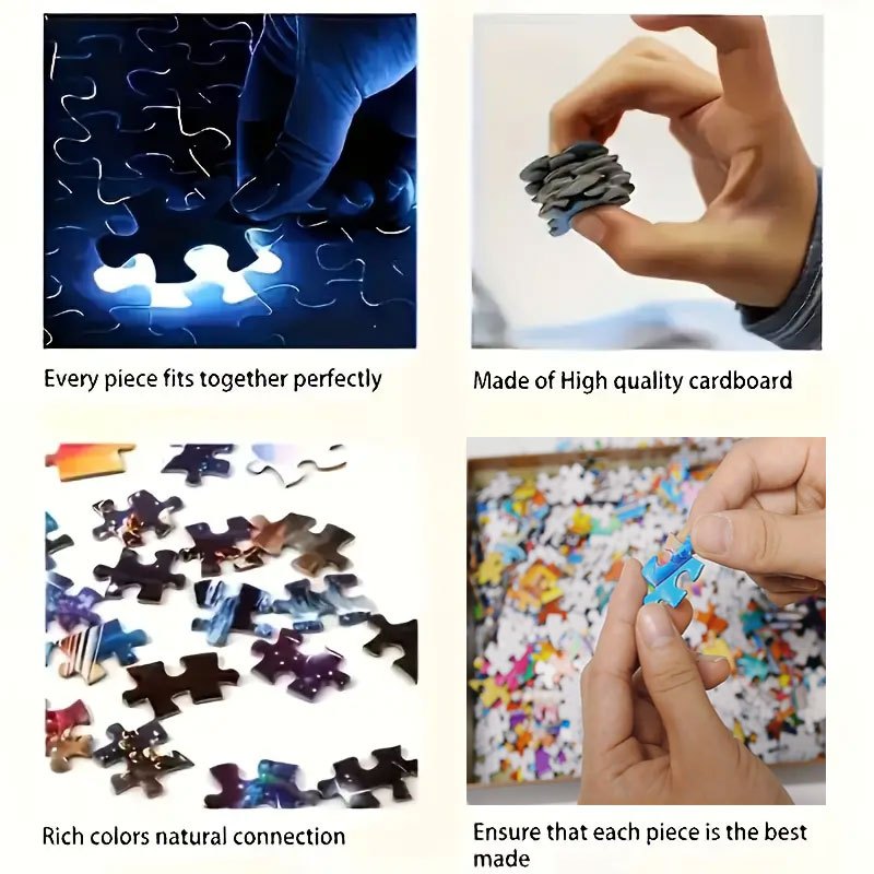 Personalized Photo Puzzle Customization with Gift Box Packaging