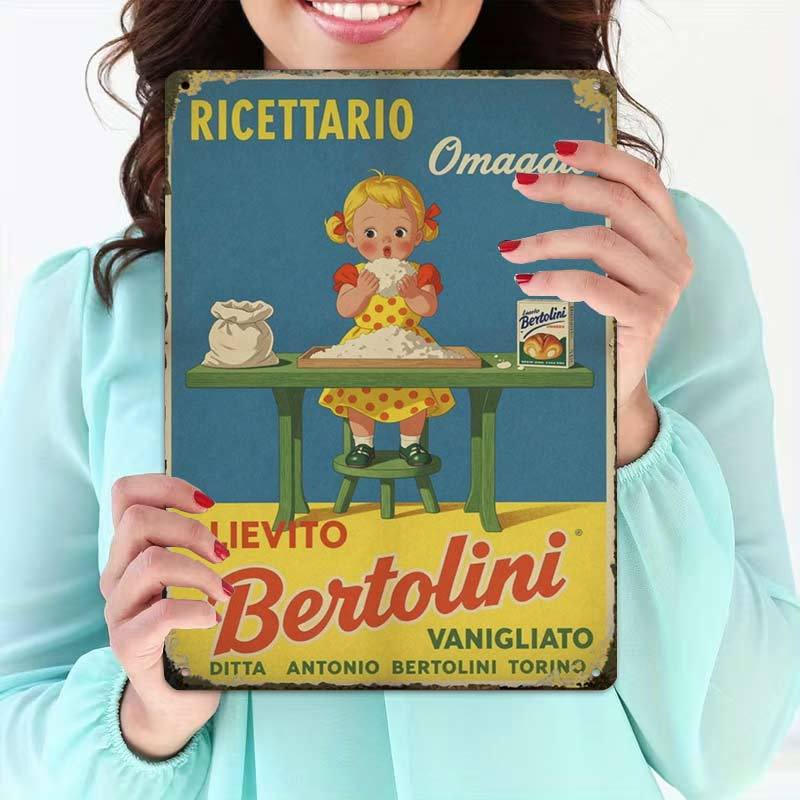 TEMU 2D Flat - 2D Flat 1 pz, Poster Vintage con Istantaneo - 8X12 Murale per Bar Garage Regalo per Decorare|Costruzione in Ferro, Decorazione Murale