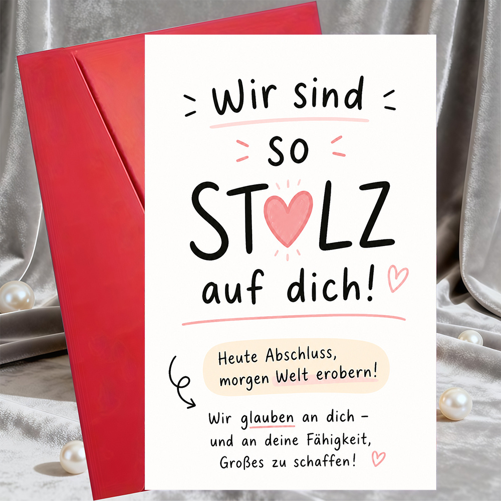 Image of 1 Greeting Card + 1 Envelopegraduation Congratulations Card For Friend Encouragement And Future Successgreeting Card