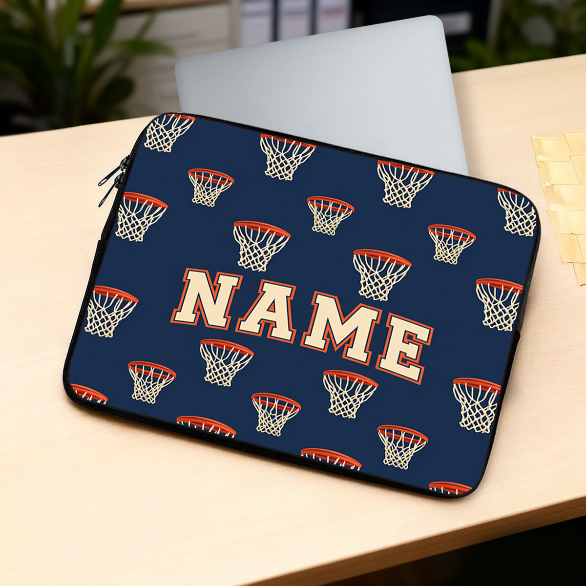 Custom Basketball Hoop Sleeve Case for 25.4-43.18cm Laptops