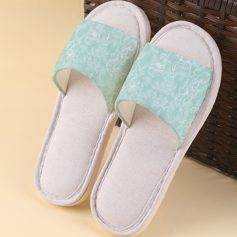 item picture fresh mint green line drawing rose   home slippers stylish casual indoor slippers unisex comfortable house slides mens fashion sandals slides lightweight indoor   slides half slippers open toe  ed slippers slip on slippers