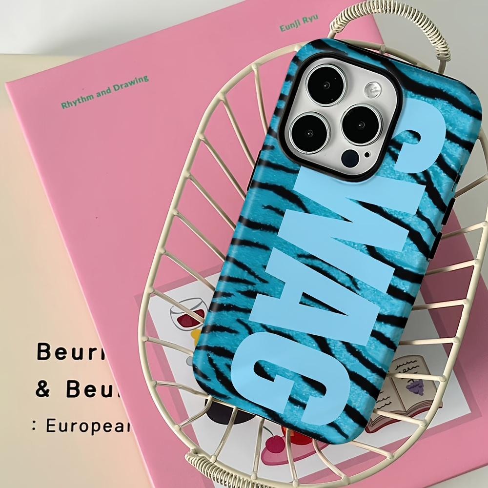 TEMU Phone Case - 2d Flat Pattern Phone Case, Suitable For Iphone 17/17air/16/15/14/13/12/11/7/8/plus/pro//mini/ Xr X/xs All-inclusive Phone Cover,