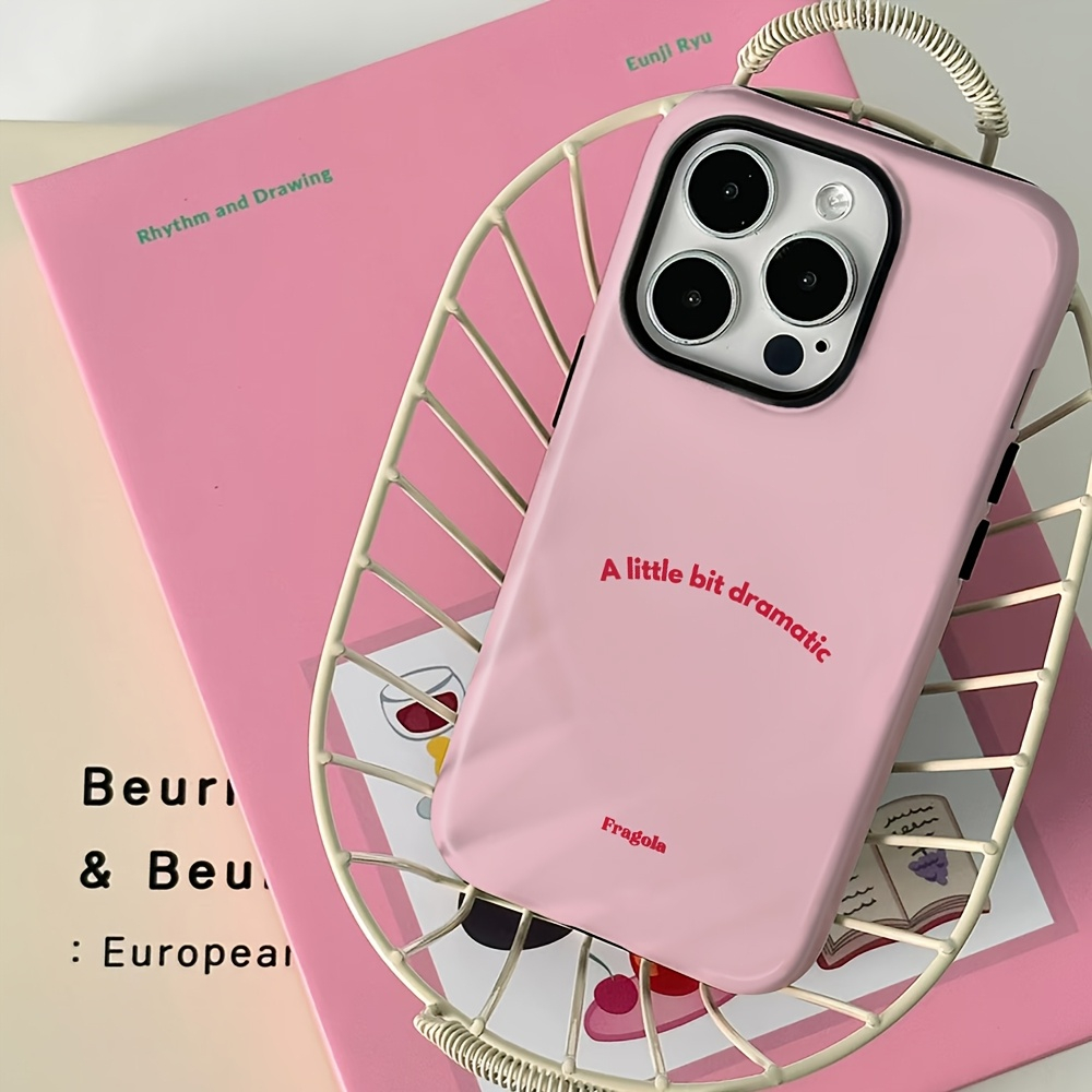 TEMU Phone Case: 2d Flat Pattern Phone Case, Suitable For Iphone 17/17air/16/15/14/13/12/11/7/8/plus/pro//mini/ Xr X/xs All Inclusive Phone Cover,