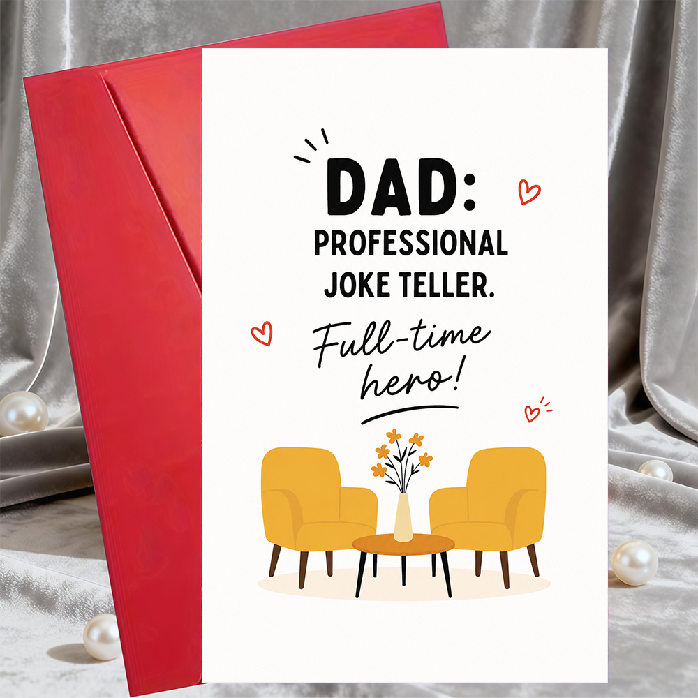 1 greeting card 1 envelopefunny dad greeting card for fathers day birthday or appreciation gift   card for best dad evergreeting card