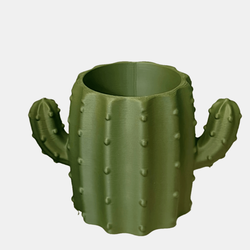 TEMU Porte-stylo créatif de cactus pour bureau - Montable, convient aux étudiants et , boîte de rangement de place de cactus avec brossée, légère,