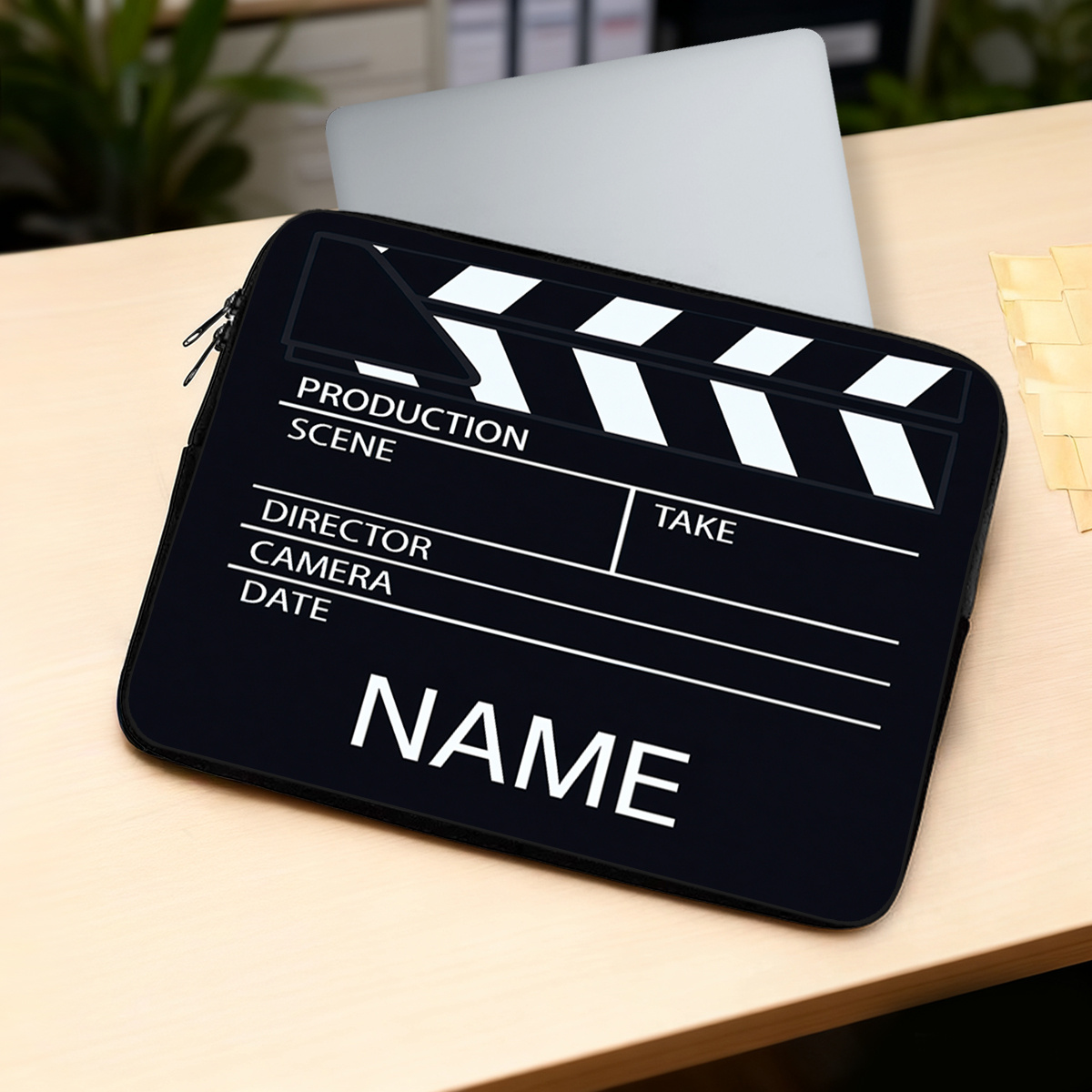 Customized Clapperboard Pattern Laptop Sleeve for Laptops