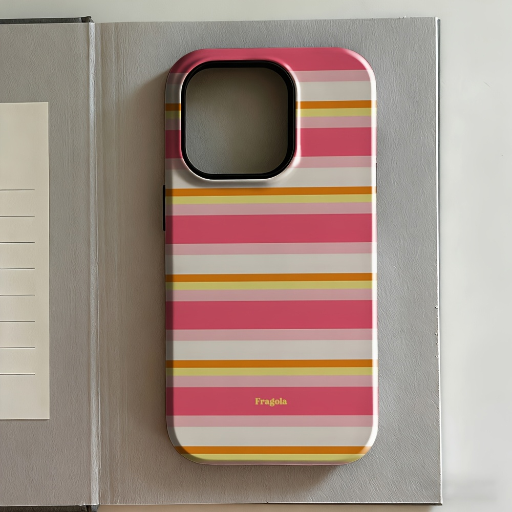 TEMU Phone Case: 2d Flat Pattern Phone Case, Suitable For Iphone 17/17air/16/15/14/13/12/11/7/8/plus/pro/promax/mini/xmax Xr X/xs All Inclusive Phone