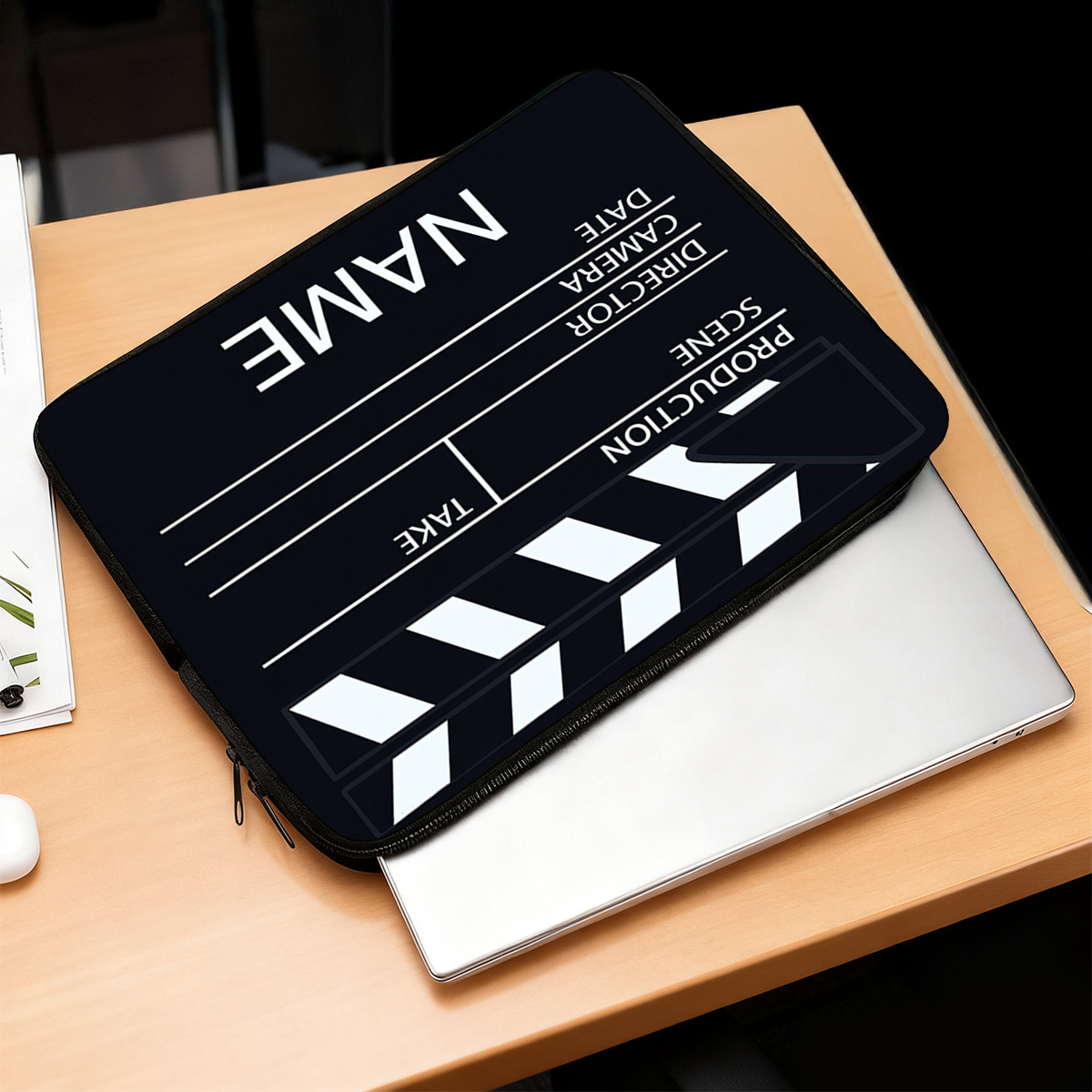 Customized Clapperboard Pattern Laptop Sleeve for Laptops