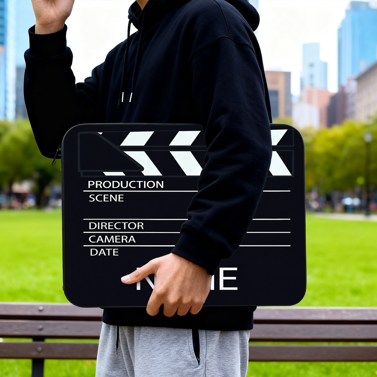Customized Clapperboard Pattern Laptop Sleeve for Laptops