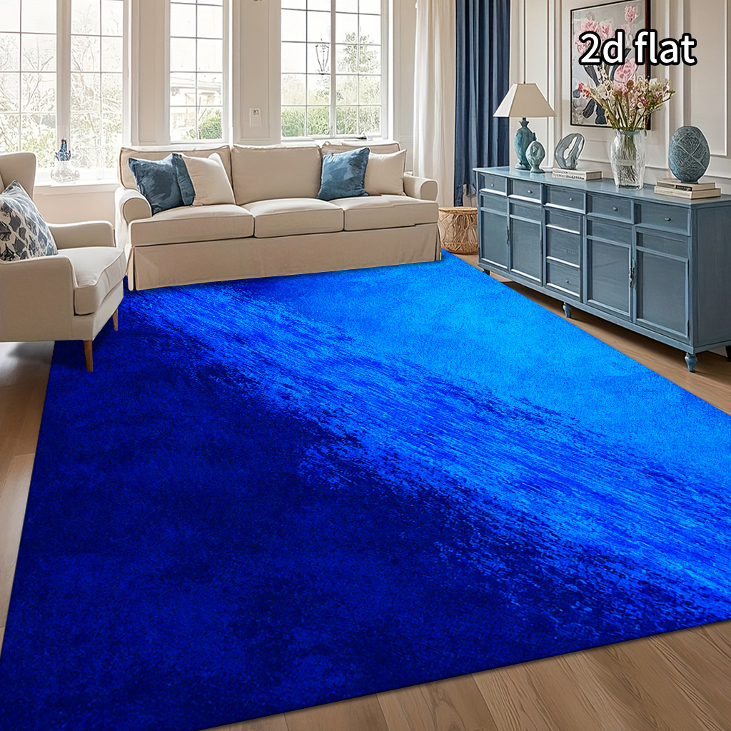 rugs blue sold on Temu United States