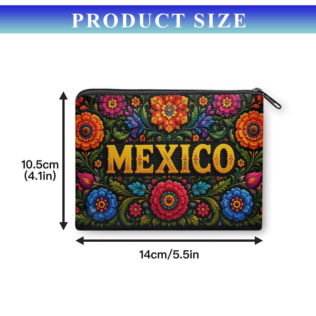 TEMU Coin Purse, Colorful Coin Purse, Zipper Closure, Small Portable , Cash, Keys, Cards, Earphone, And Small Essentials Storage Bag, Handy Card