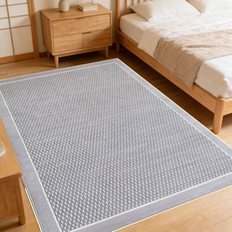 item picture light gray honeycomb textured solid color   printed rug suitable for kitchens   bedrooms bathrooms living rooms front doors and   lightweight non slip machine washable thickened floor mat