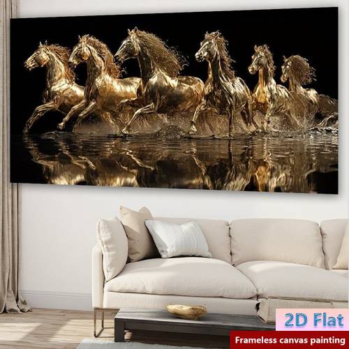 2d flat 1pc large modern abstract frameless canvas wall art horizontal suitable for backing for hanging vibrant suitable for living room kitchen bedroom contemporary painting for spring summer 2d flat