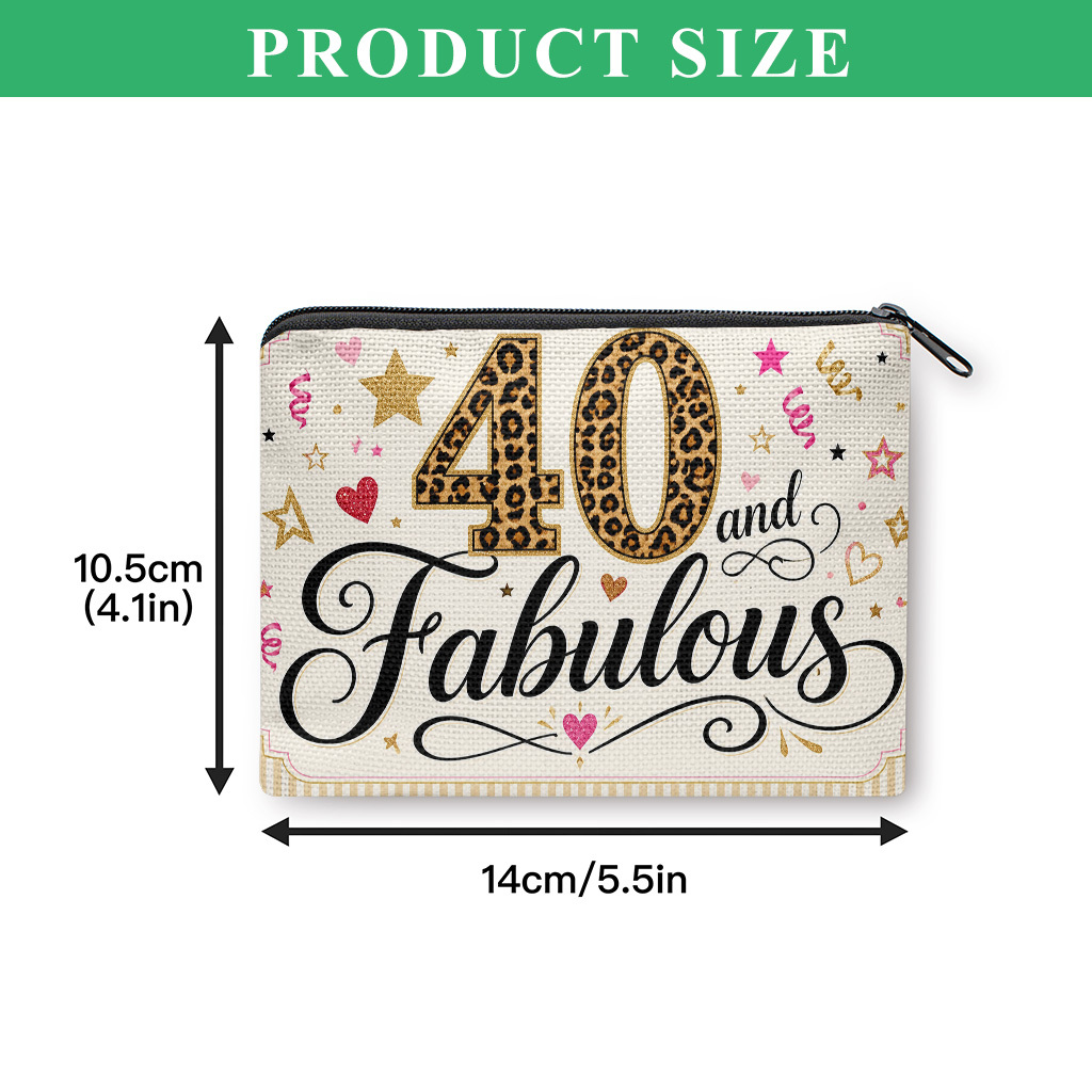 TEMU Y Fabuloso, Bolsa Pequeña Portátil para Guardar Monedas, Auriculares y Llaves, Cierre de Cremallera, Tarjetero Práctico, , Regalo para Mujeres y