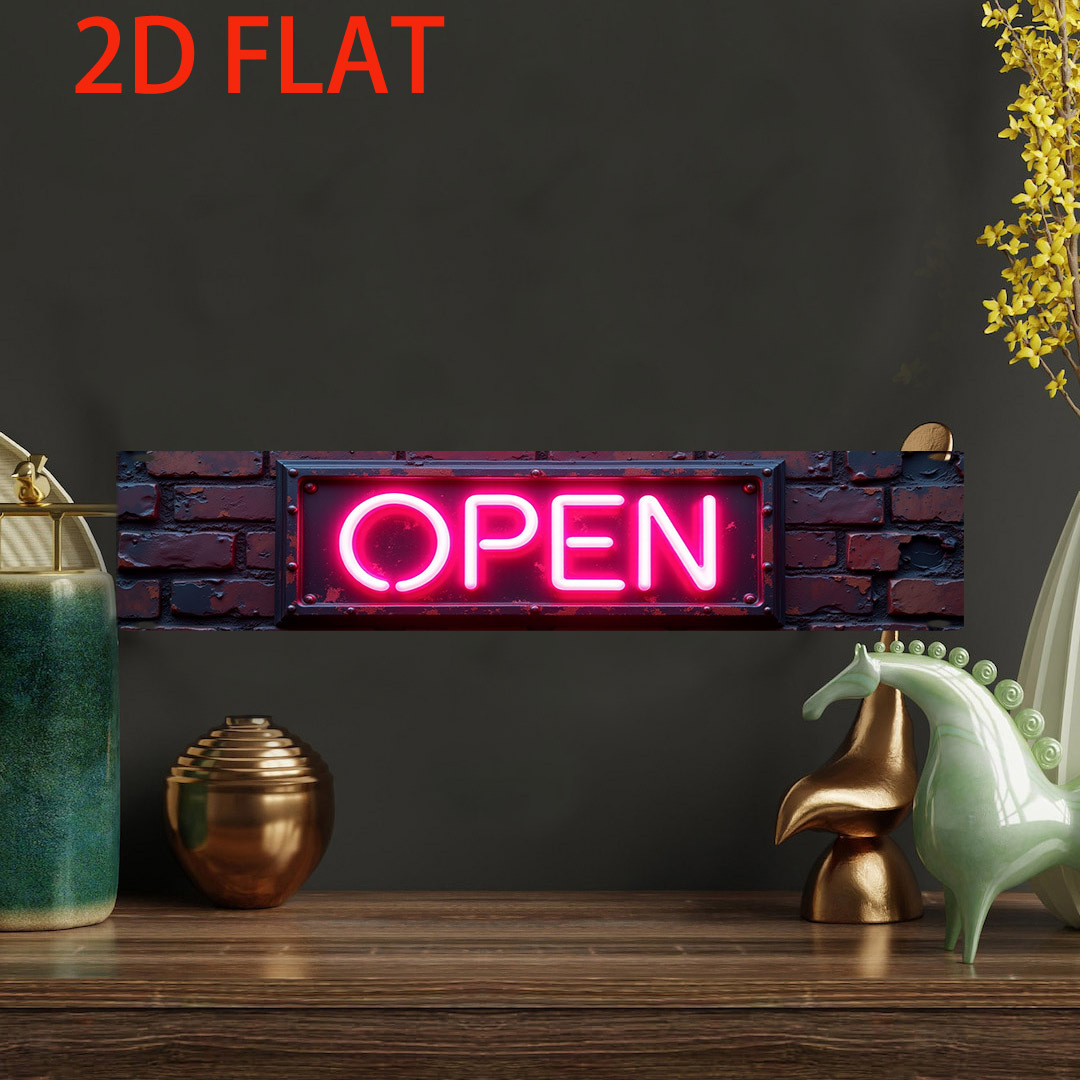 open neon sign sold on Temu United States