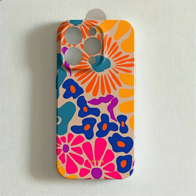 TEMU Phone Case: 2d Flat Pattern Phone Case, Suitable For Iphone 17/17air/16/15/14/13/12/11/7/8/plus/pro//mini/ Xr X/xs All Inclusive Phone Cover,