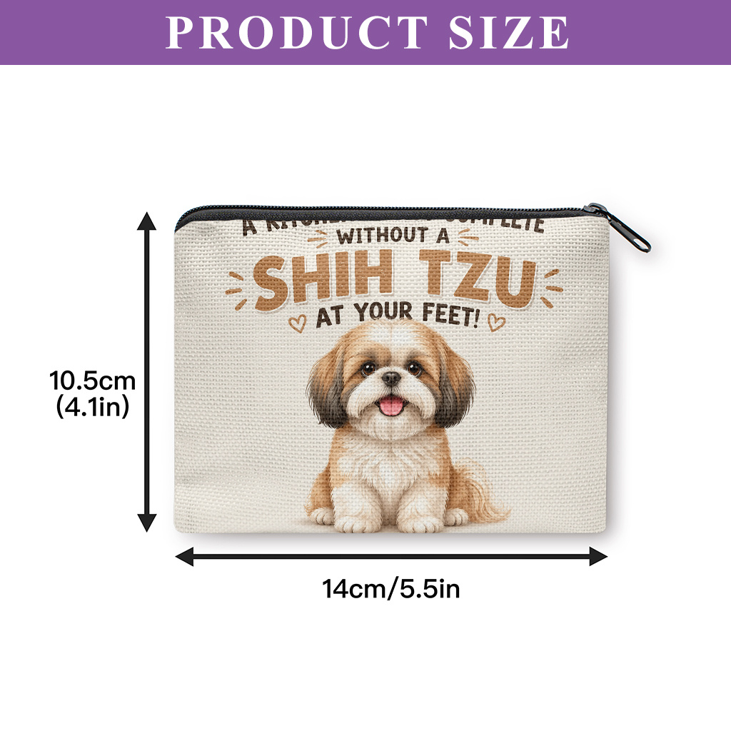 TEMU 【商品名】コインパース、シーホワイトイラストが可愛い - 素材：ダブル付きウォレット＆ポーチ、洗濯機で洗える丈夫な洗濯可能なファウォレット（口紅＆イヤホン付き）、ギフト、旅行、普段使いに