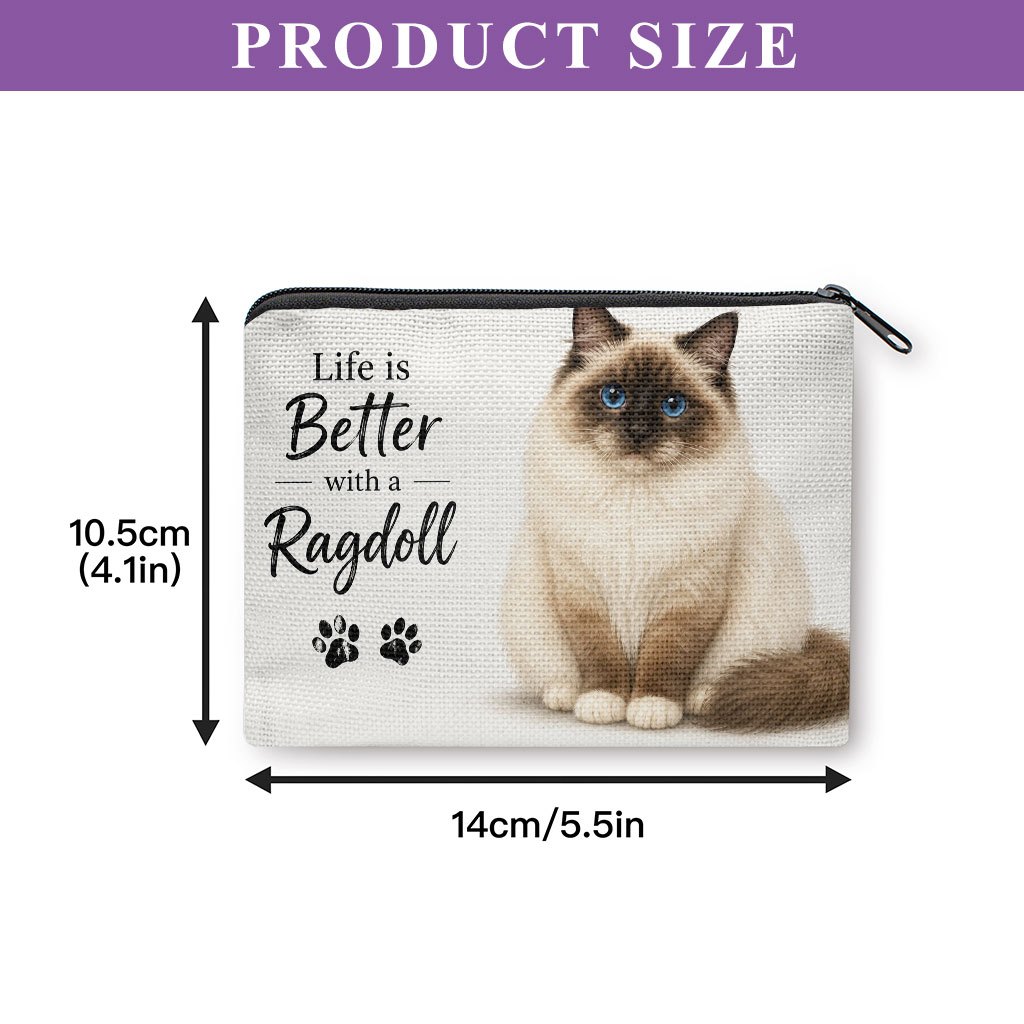 TEMU Coin Purse 1pc, Ragdoll Purse, Made Of, Wallet Suitable For Women And, A Practical Organizer For , Cash, Credit Cards, Keys, Lipstick, And