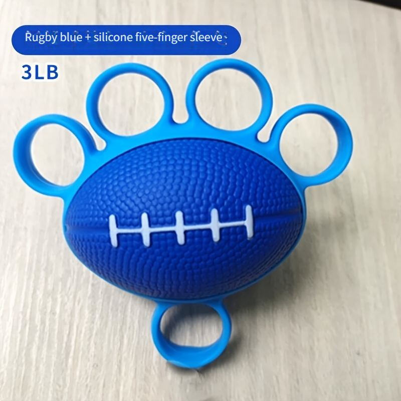 TEMU Five-finger Grip Strengthener, Hand Training Grip Ball, Foam Material, Gadget For Boredom, Elderly Exercise Tool, Use, Suitable For Training,