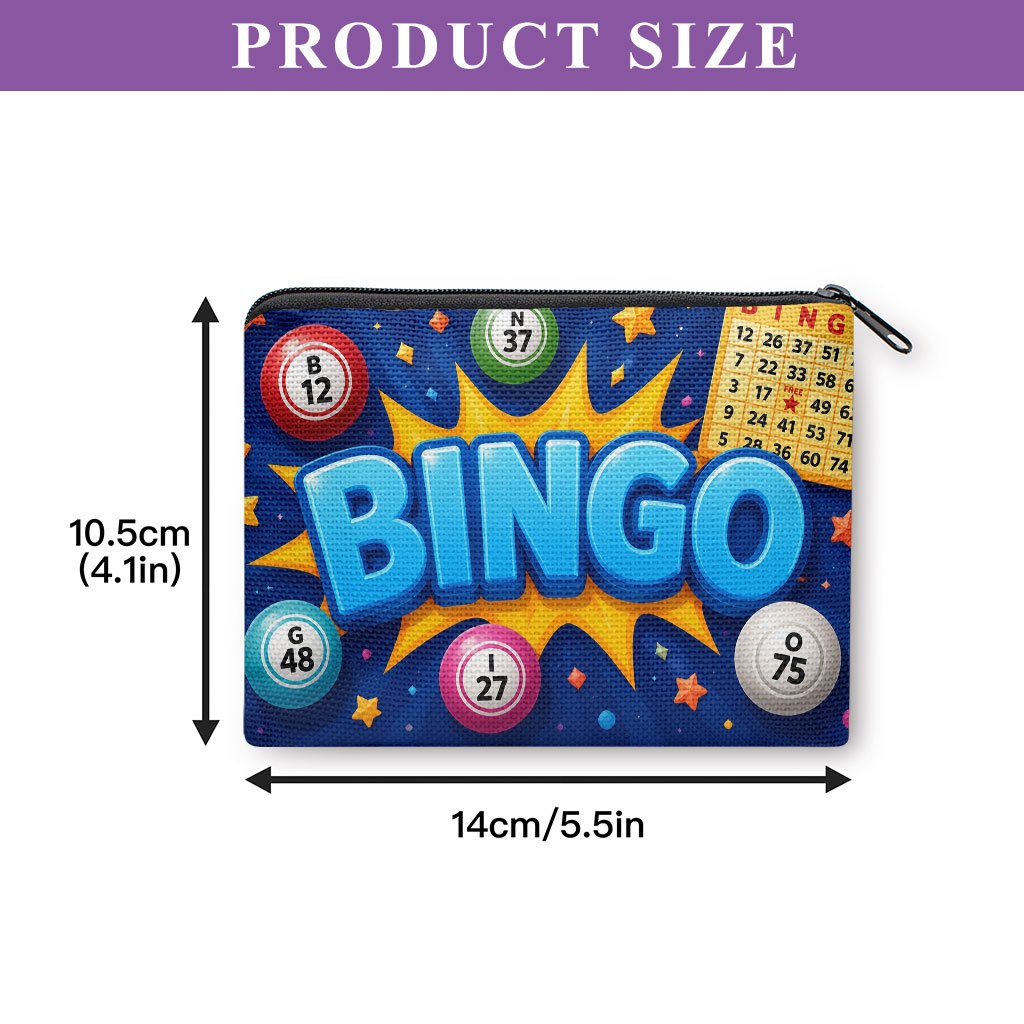 TEMU Porte-monnaie, Porte-monnaie avec motif de jeu de bingo, Fabriqué en, Portefeuille adapté aux femmes et, un organisateur pratique pour pièces de