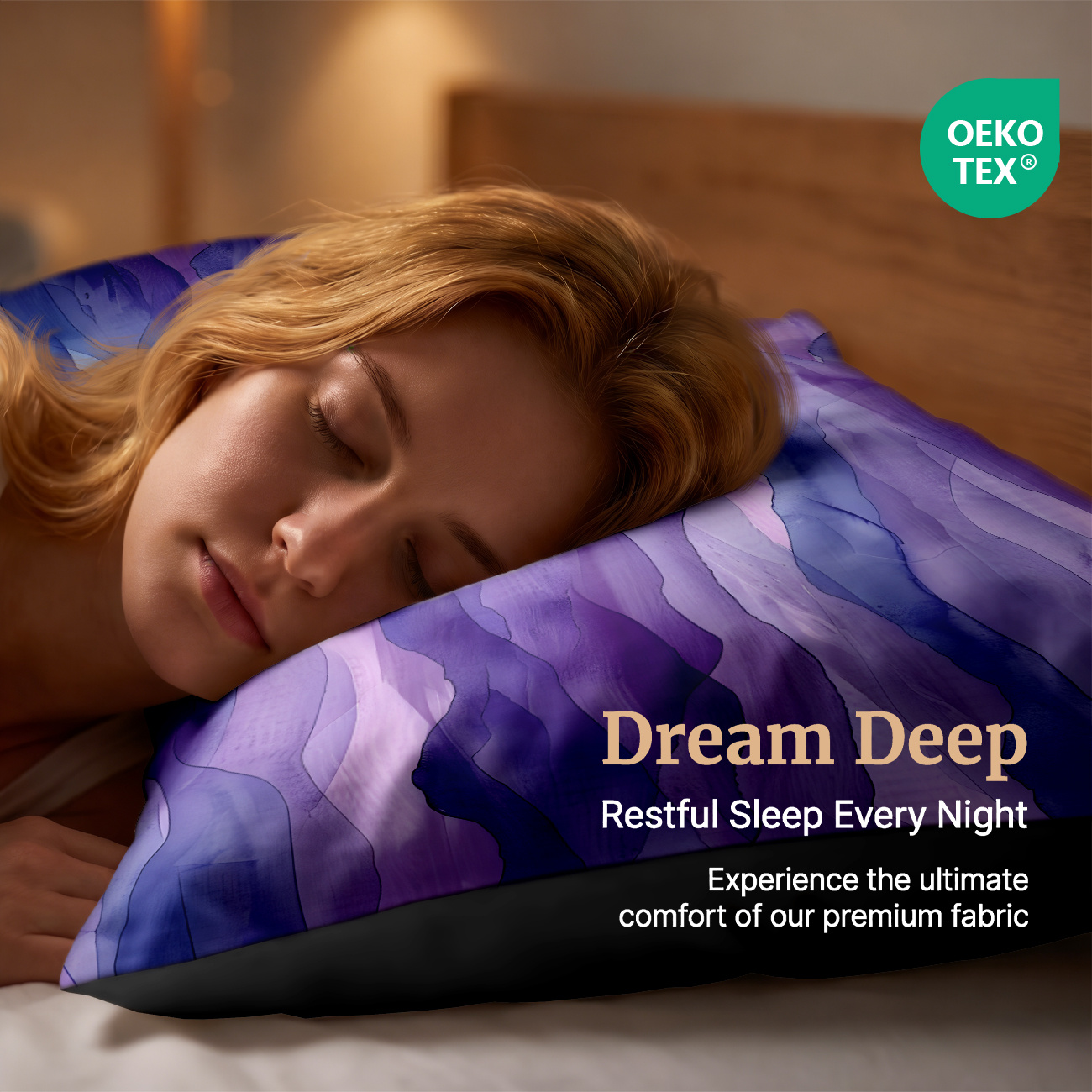 TEMU 1 o 2 fundas de almohada -TEX, abstracto de degradado ondulado en acuarela, decoración estética , azul y rosa, moderno minimalista para