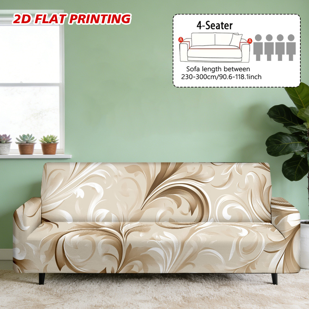 TEMU Copridivano 1 pz con design a vortice compatibile per - Lavabile, riduce i graffi e l'usura causati animali domestici, per i divani nelle camere