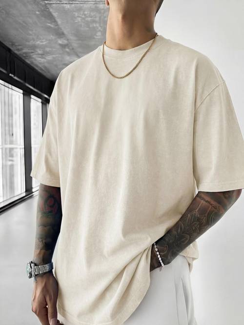 washed distressed t shirt 100 heavy weight vintage style loose fit unisex high quality tee