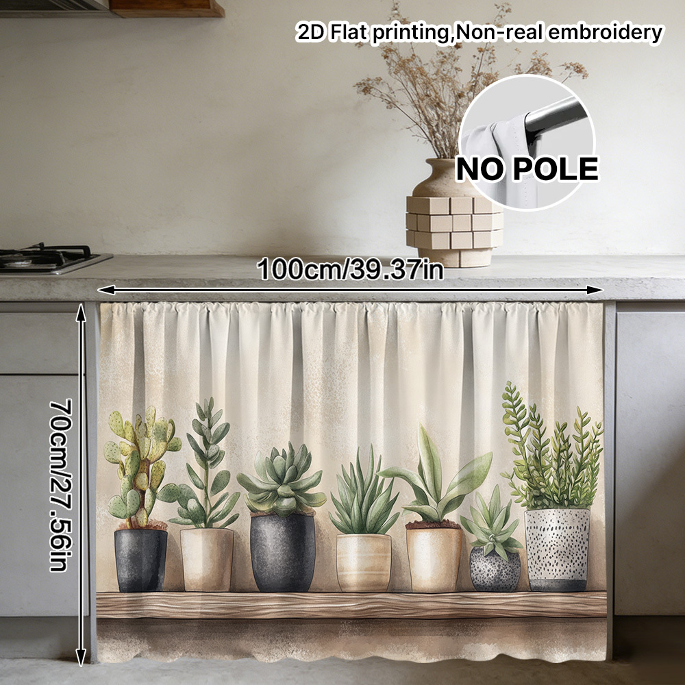 TEMU per armadio 2D piatta - 1 pz - Design da appendere con motivo a scaffale per piante in vaso, installazione rapida, lavabile, struttura stabile,