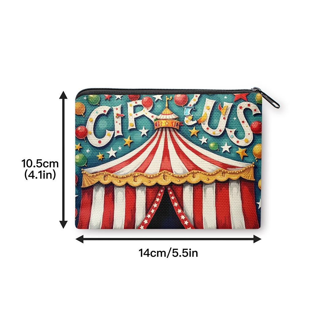 TEMU Portamonete, da con Design , Chiusura a Zip, Piccolo Porta Chiavi Portatile per Auricolari e Monete, Pratico Porta Carte, , Regalo per