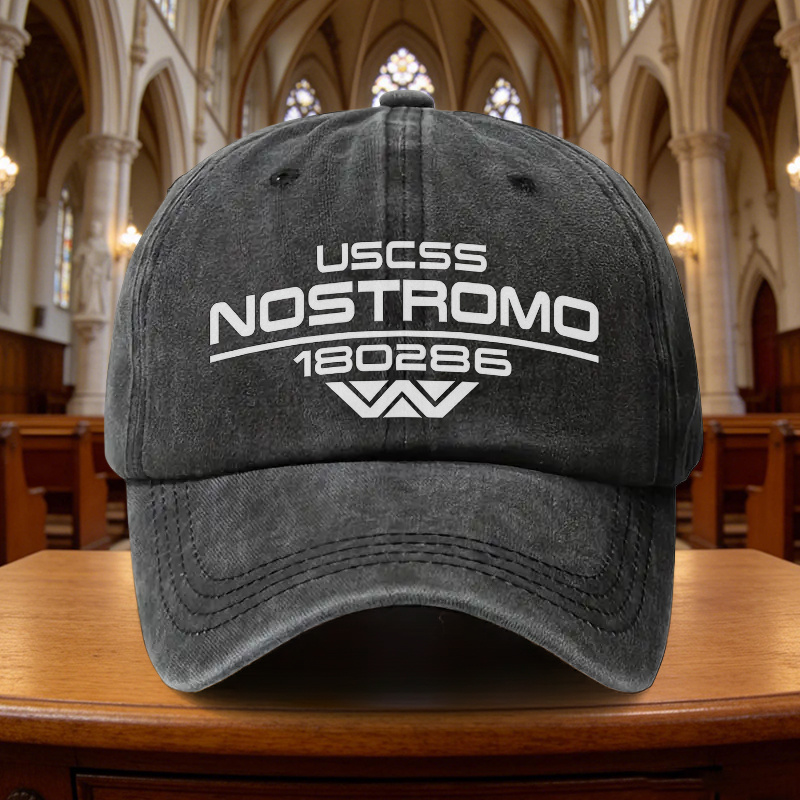 TEMU 1pc Uscss Nostromo 180286 Printed Adjustable Cowboy Hat, Unisex Outdoor Sports Style, Ideal Gift For Travel, , And , A Must-have For Fans,
