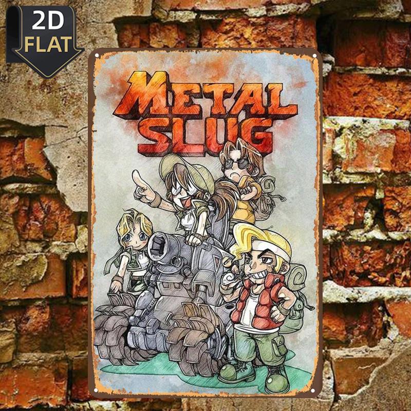 31239708-4Cd0-4E5A-85C8-Cf1501Deb55E_800X800.Jpeg metal slug retro arcade action metall blechschild